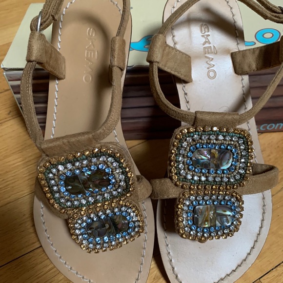 Rhinestone Sandals - Picture 1 of 2